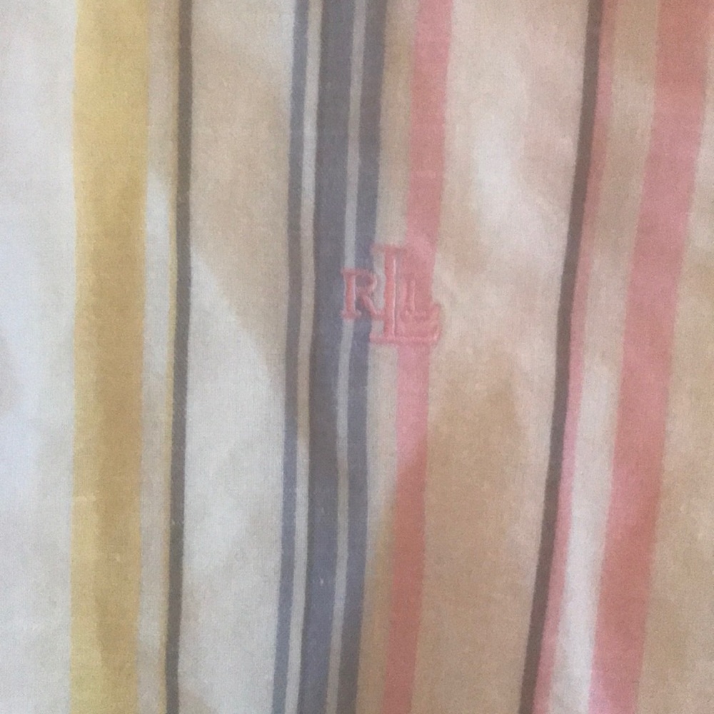 Lauren Ralph Lauren linen/cotton blend shirt sz L - Picture 3 of 3